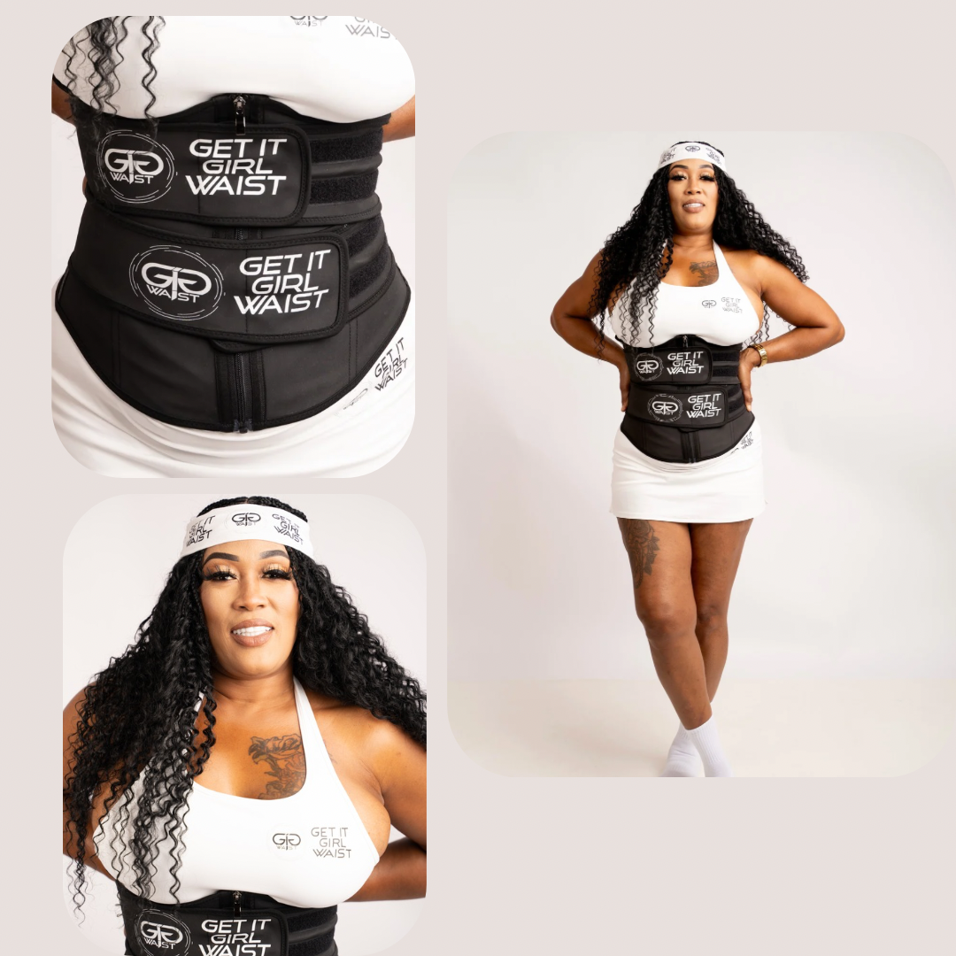 Black Double Strap Waist Trainer